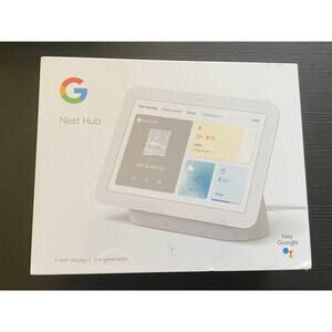 Google Nest Hub 2nd Generation 7" Smart Display in Chalk (NEW & SEALED)